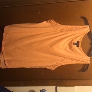 Peach Sleeveless Cute Top!
